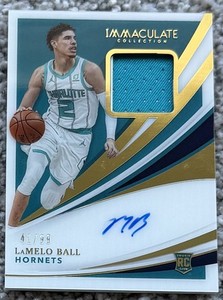 LaMelo Ball 2020 Immaculate #112 Rookie Patch Auto /99 Price