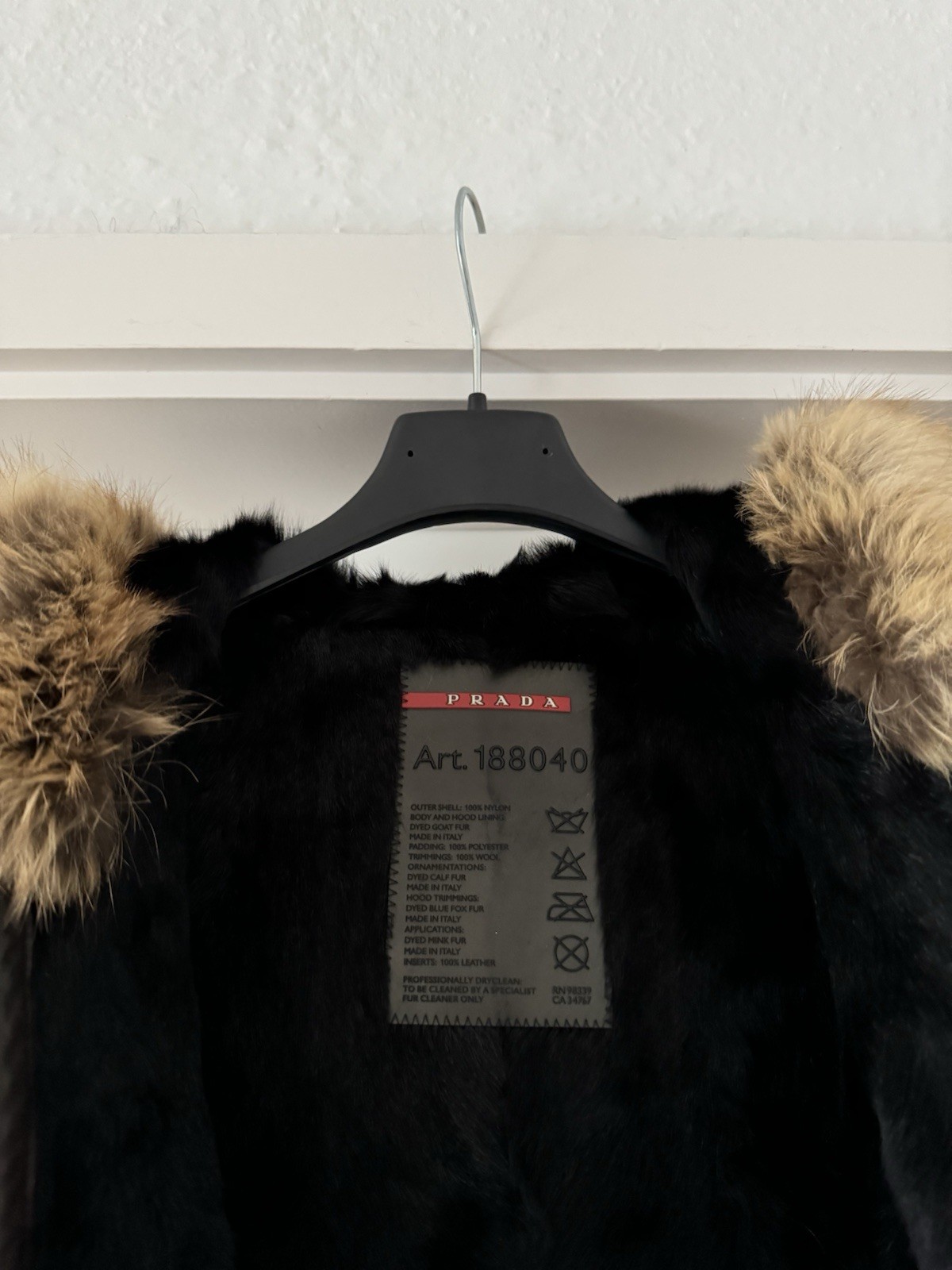 Authentic Prada Jacket Womens Jacket Down Nylon B… - image 6