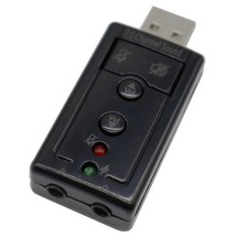7.1 USB Stereo Audio Adapter Mini External Sound Card for Windows XP/2000/Vista