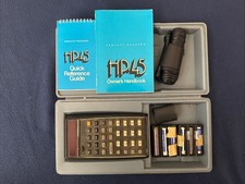HEWLETT PACKARD HP-45 Advanced Scientific Electronic Calculator with Case