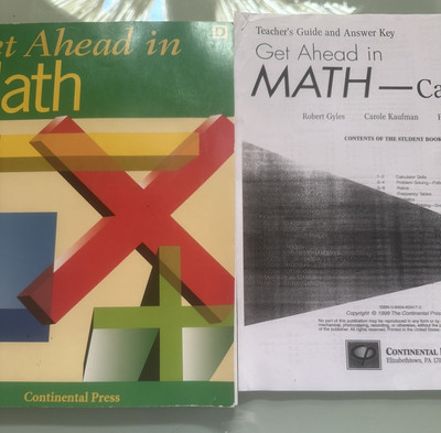 Math Get Ahead In Math D Grade4  Workbook With ANSWER Good