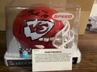 Isiah Pacheco Autographed SPEED Football Mini Helmet
