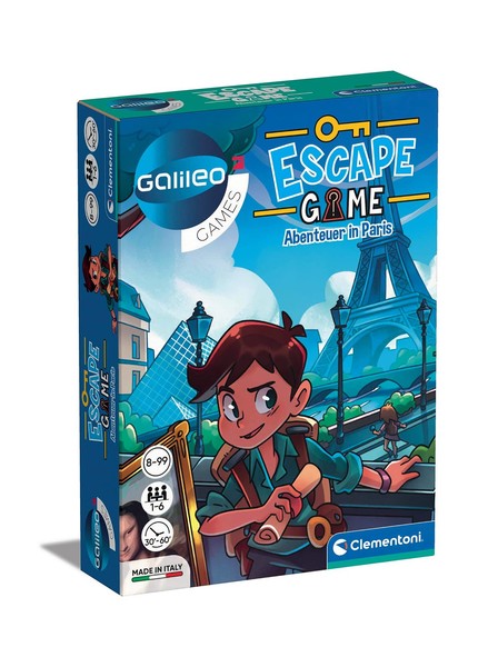 Escape Game Clementoni Abenteuer In Paris, Familienspiel Ab 8 Jahren-image