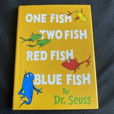One Fish Two Fish Red Fish Blue Fish. Dr Seuss Mini book