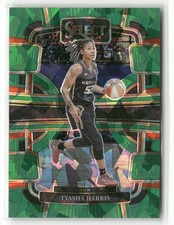 2024 Panini Select WNBA #31 Tyasha Harris Prizms Green Ice