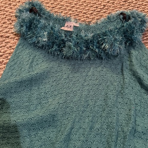 Suzie Where Damen Einheitsgröße Schal flauschiger Ausschnitt neu mit Etikett - Bild 2 von 2