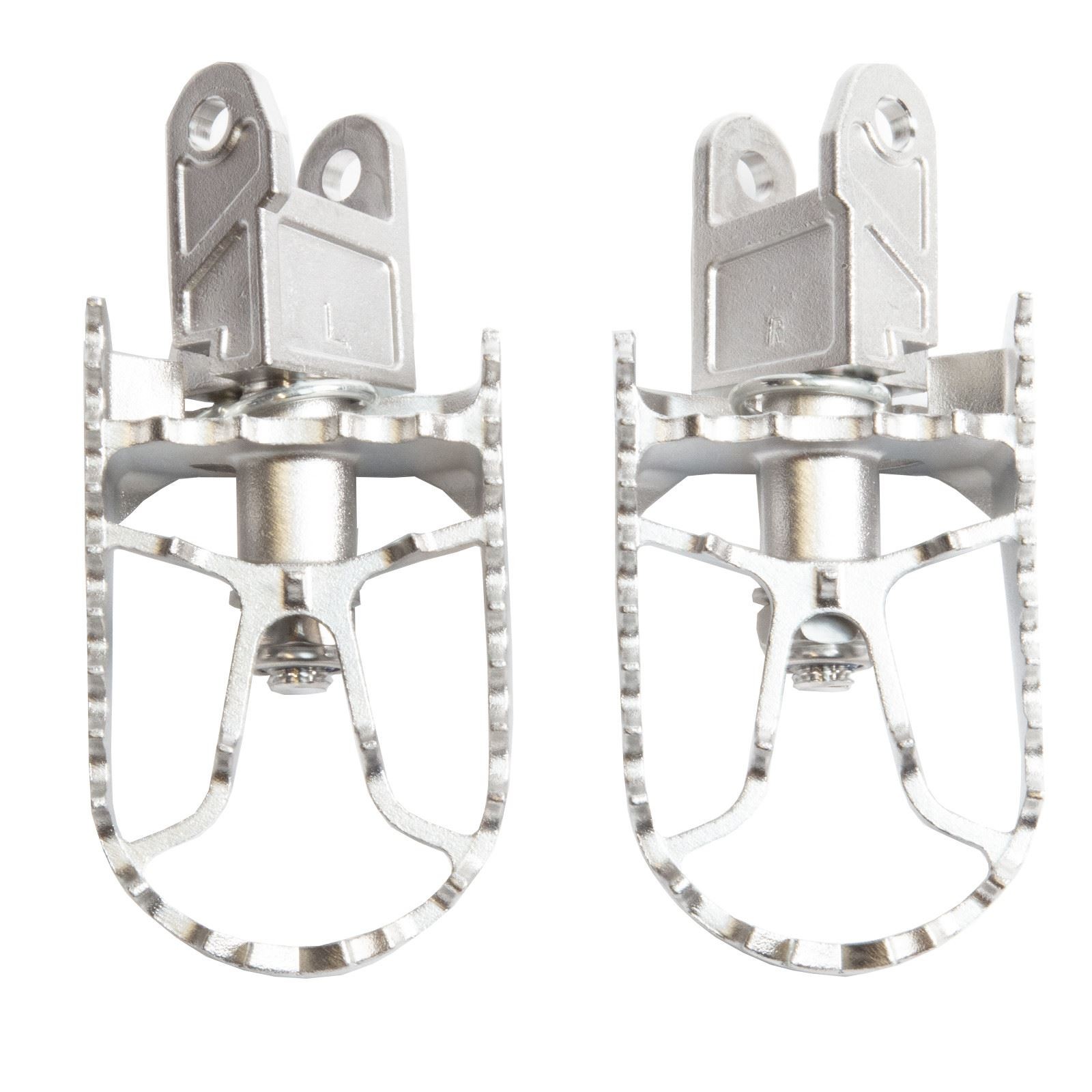 Footpegs Stainless Steel for Honda XR 400 R 96-04