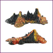 Erupting Volcano Model Adornment Science Kit Sand Table Layout Realistic Mini