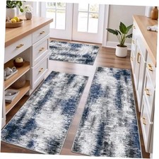 100 Non Slip Kitchen Rugs Sets of 3 Washable Kitchen Mats for Floor Abstract