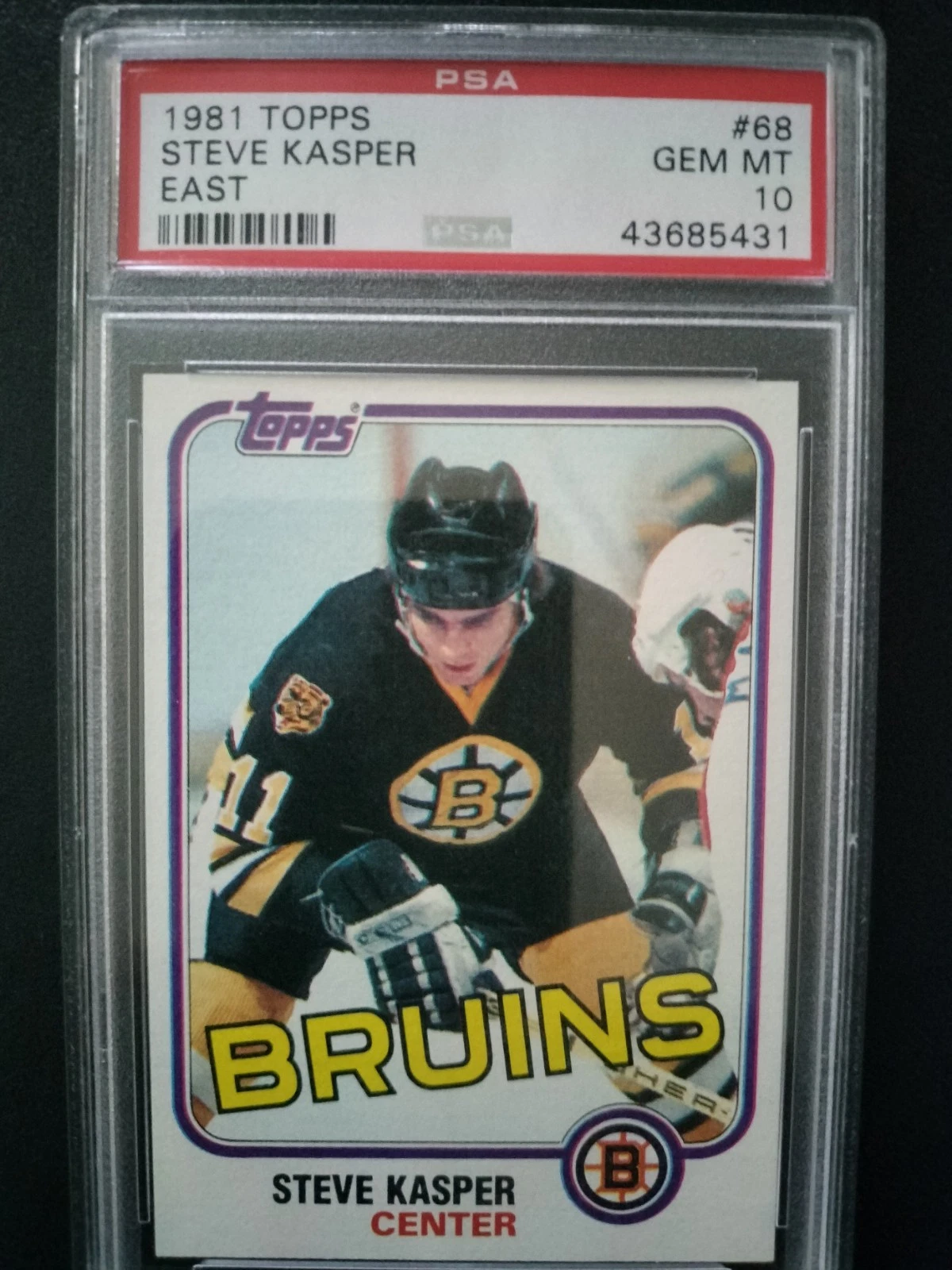 Steve Kasper trading card