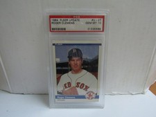 PSA 10 1984 Fleer Update Roger Clemens RC Red Sox