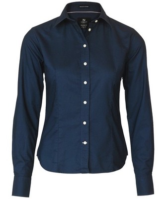 Nimbus Women's Rochester Oxford Formal Shirt NB45F - Business Long Sleeved Top