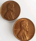 1941-S & 1942 S Lincoln Wheat Cents Gem BU Red from Original Rolls OBW Free Post