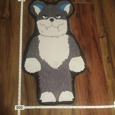 Wolf Bearbrick Rug 16"x31"