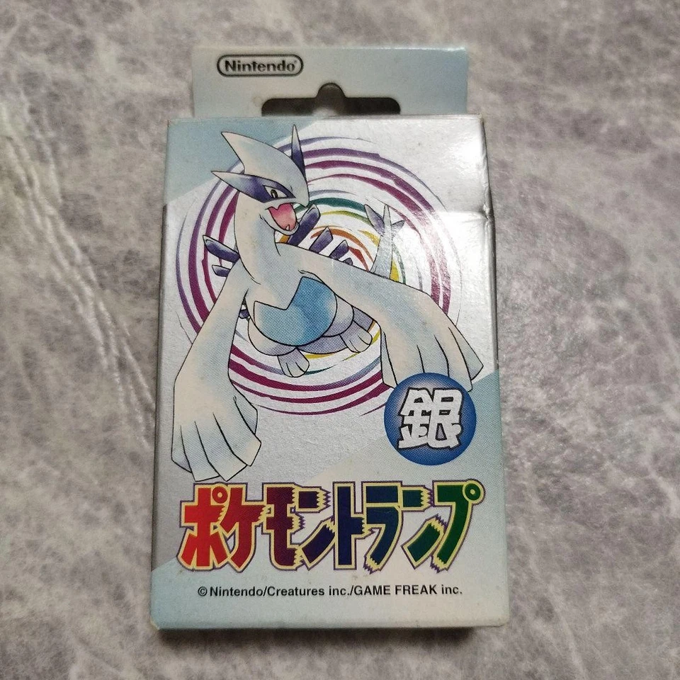 Pokemon Playing Cards Poker Deck Silver Lugia 1996 Unused - Image 2 of 4