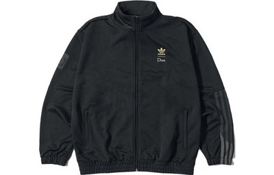 adidas Originals x Dime SS23 Casual Loose Embroidered Logo Stand Collar Zip
