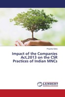 Priyanka Saha | Impact Of The Companies Act,2013 On The CSR Practices Of...