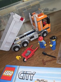 LEGO CITY Dump Truck 4434 Minifigures Instructions Pre-owned 99% complete