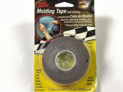 Magic Mounts 3507 Molding Moulding Adhesive Tape -7/8'' X 60'' For Emblems & Trim