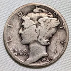 1940-P Mercury Dime, 90% Silver Coin