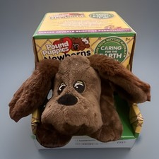 Pound Puppies Newborns Plush - Zany - Dark Brown Eco Friendly 7