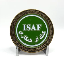CHALLENGE COIN - ISAF Commander's Award Four-Star General NATO Kabul Afghanistan