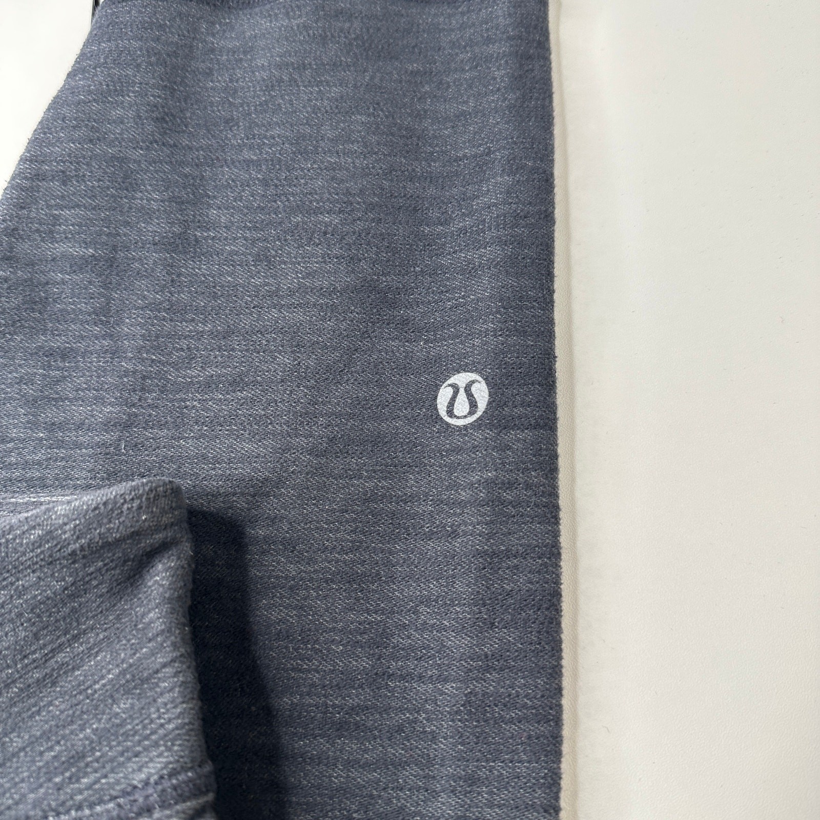 Lululemon Gray Patchwork Leggings Zip Pocket Yoga… - image 5