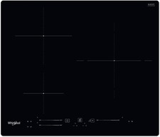 whirlpool table de cuisson induction 60cm 3 feux 7200w wss3960ne