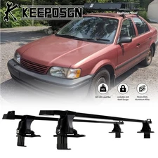 Top Roof Rack Cross Bars Cargo Carriers Luggage Lock Aluminum for Toyota Tercel