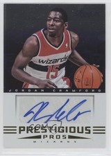2012-13 Prestige Prestigious Pros Signatures Jordan Crawford #20 Auto 4e8