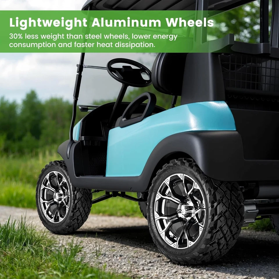 Llantas de carro de golf llantas y neumáticos todo terreno 23x10-14 DOT para Yamaha EZGO Club Car Foto 3 de 4