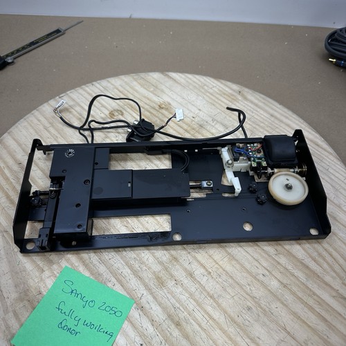 Technics SL-5 Turntable Parts - Tonearm Lid Assembly Guide And Motor