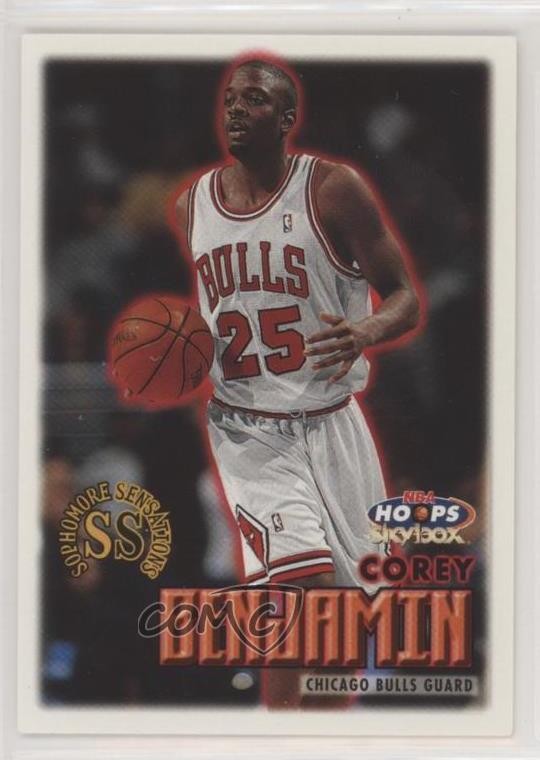 1999-00 Skybox NBA Hoops Sophomore Sensations Corey Benjamin #36 0b3