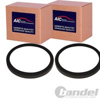 2X AIC ABS-SENSORRINGE Hinten Beidseitig Passend FÜR Audi A3 Q3 TT Seat