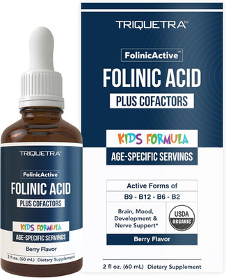 Organic Folinicactive Kids - Folinic Acid + B12, B6 & B2 Cofactors - Gentle Meth