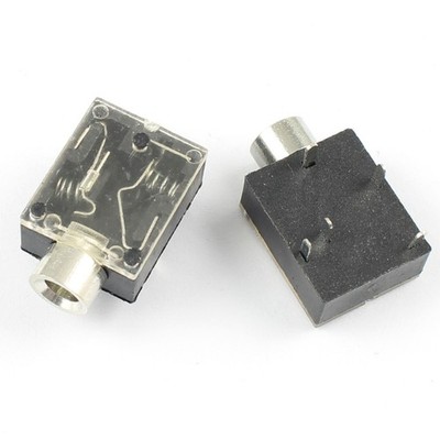 5Pcs 3.5mm 1/8 Female Audio Connector 5 Pin DIP Stereo Headphone Jack PJ324