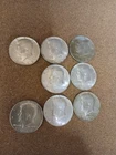LOT 40% Silver: 1966-1969 Kennedy Half Dollars LOT of 8