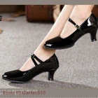 Women's Ballroom Party Shoes Closed Toe Modern Dancing Heels Date Shoes