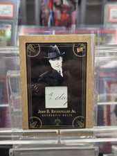 2025 Pieces of The Past Roaring 20's  One Time Relic Handwritten Rockefeller
