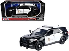 2022 Ford Police Interceptor Utility "Los Angeles Police Department" Black and W