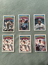 Sports Cards 6  Baseball Dream Team Topps Rookie Cards 80’s Lot Deal Auctioning