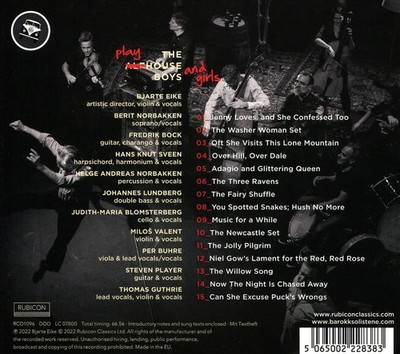 BJARTE EIKE / BAROKKSOLISTENE PLAYHOUSE SESSIONS NEW CD