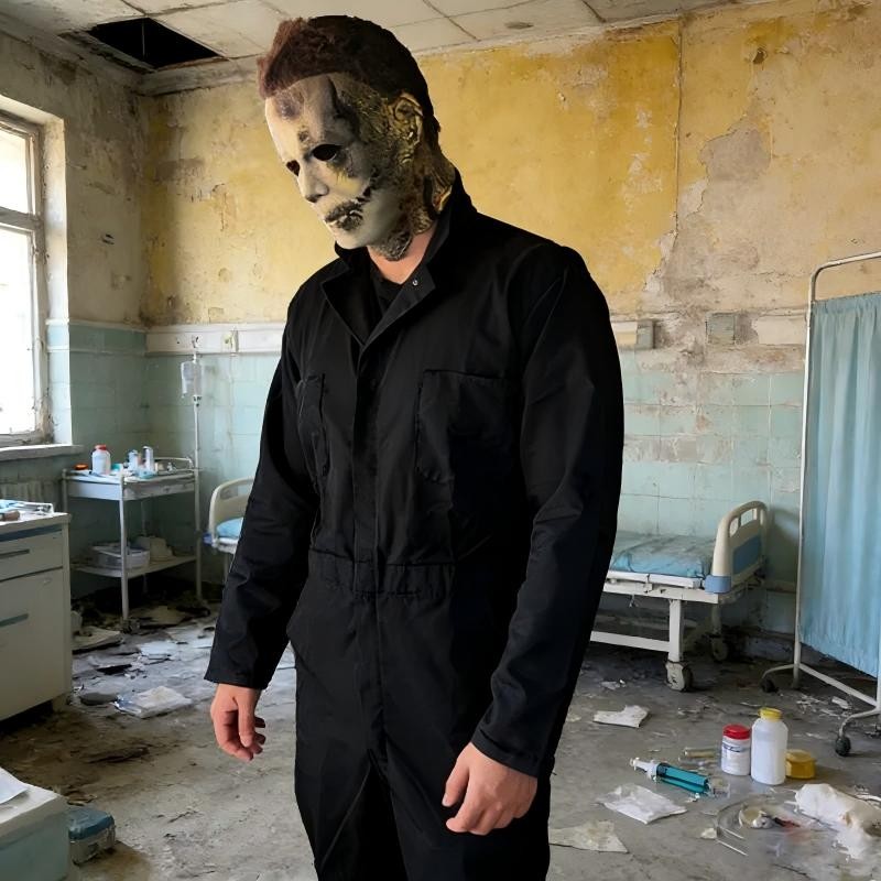 Horror Killer Michael Myers Latex Mask Adult Halloween Cosplay Costume Party