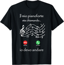 Regalo Pianista Amore Il Mio Pianoforte Sta Chiamando Maglietta