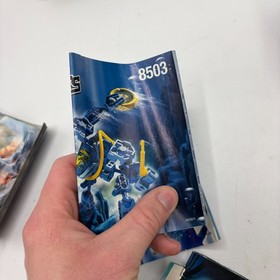 4 x Lego Bionicle Canister Lot + 5 manuals & posters - EMPTY no parts, Throwbots