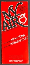 New York Air Timetable Effective December 14, 1980 - Inaugural Issue