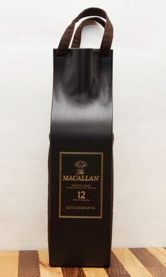 The Macallan Scotch Whisky Brown leather carrying case Gift bag 750ml gift bag