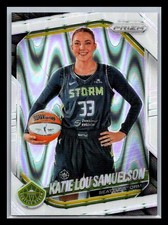 2025 Panini Prizm Katie Lou Samuelson White Seismic #82 Seattle Storm