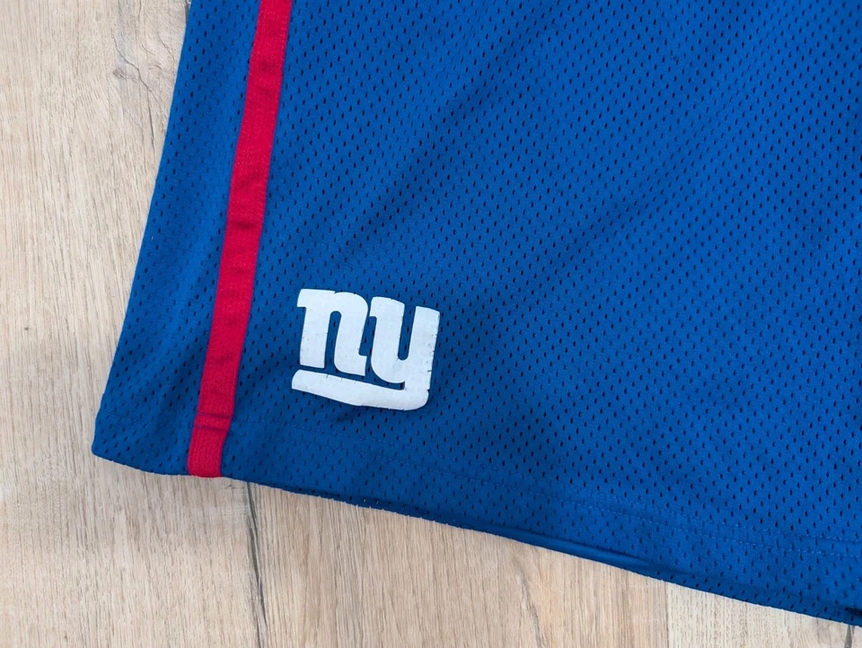 耐克 XL 蓝色装备 NFL 纽约巨人队训练短裤 复古 — 第 3/4 张图片
