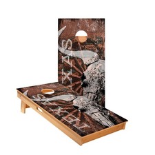 Cornhole Boards Skips Texas Longhorn Foldable Legs Carry Case ACA 2x4